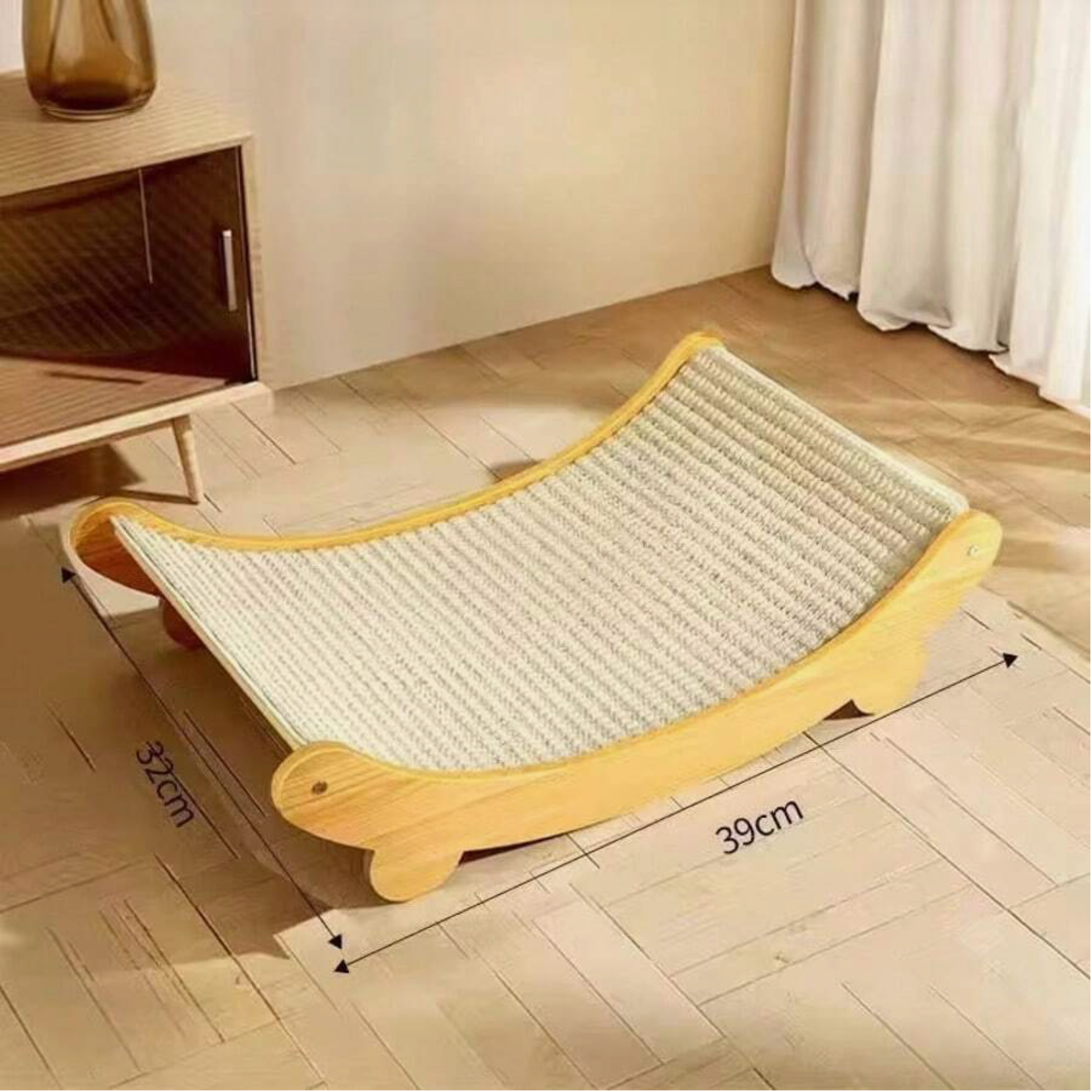 Lit incurver a gratter pour chat, confort et jeu en un seul produit
